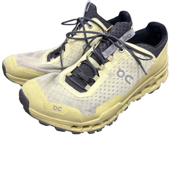 On Running Lime and Black Trail Shoes main image 7